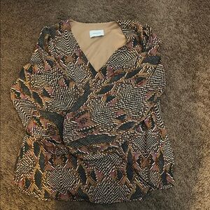Adrienne Multicolor Patterned Blouse